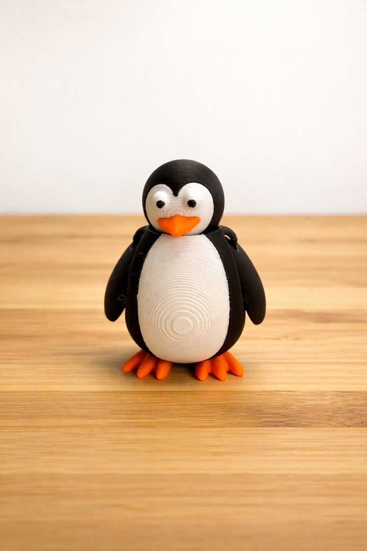 3D Printed Articulated Penguin