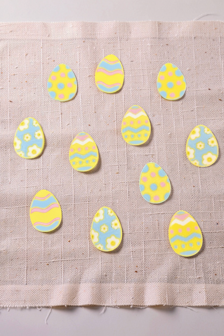 3D Printed Flat Easter Egg Loose Parts