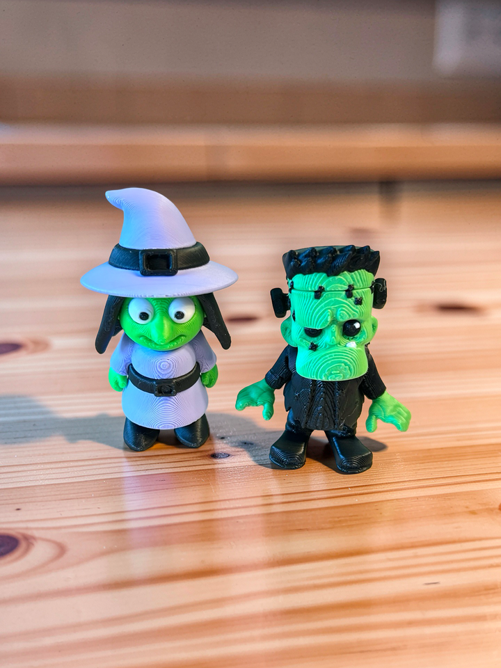 Articulated Halloween Characters | 3D Printed Sensory Friends