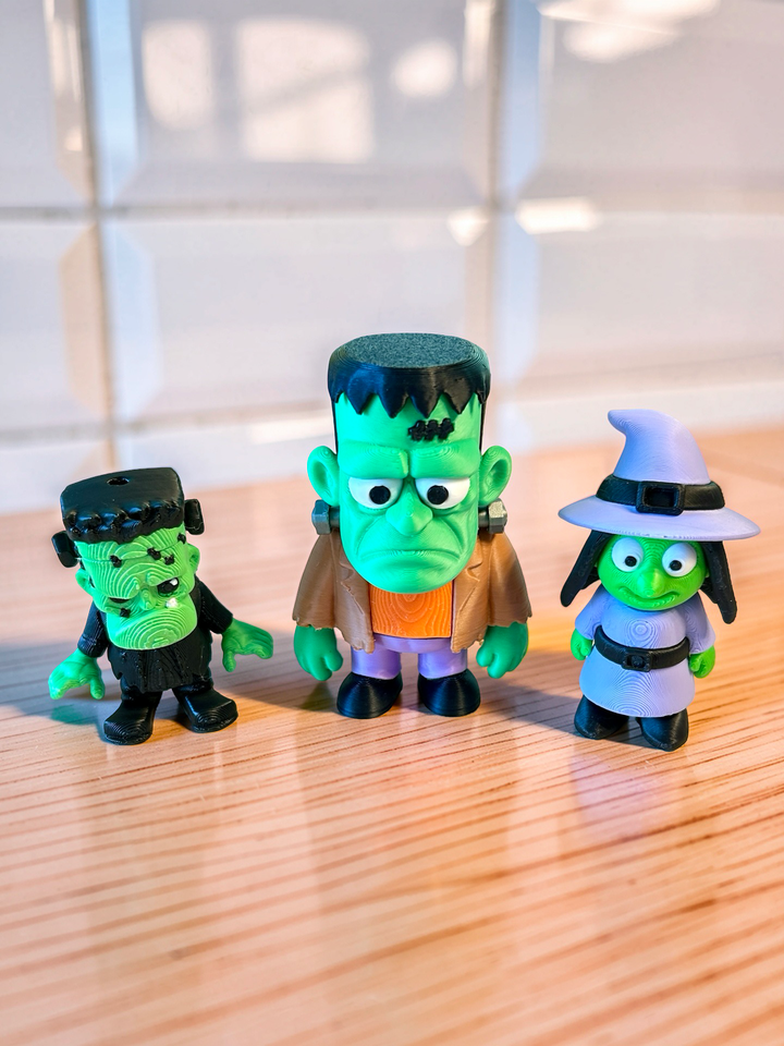 Articulated Halloween Characters | 3D Printed Sensory Friends