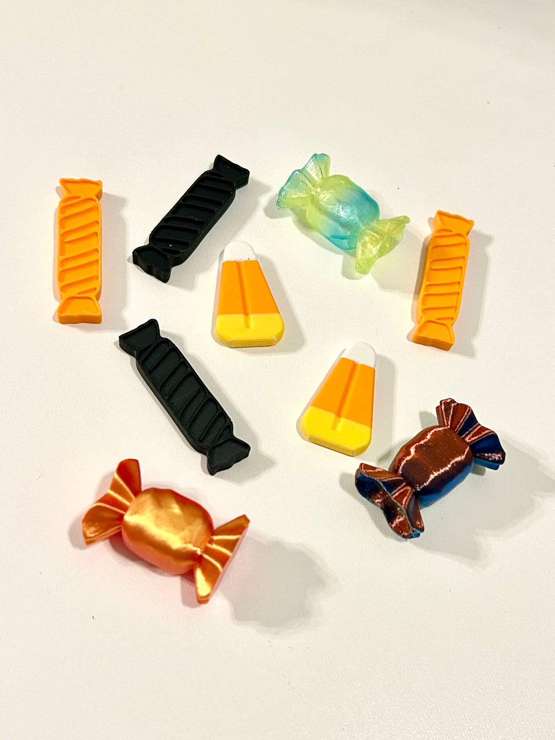 3D Printed Colourful Candy Loose Parts | Halloween Sensory Play Accessories