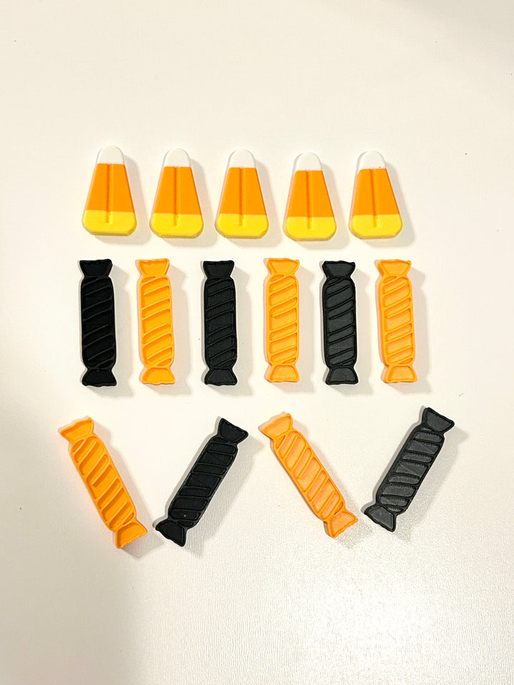 3D Printed Colourful Candy Loose Parts | Halloween Sensory Play Accessories
