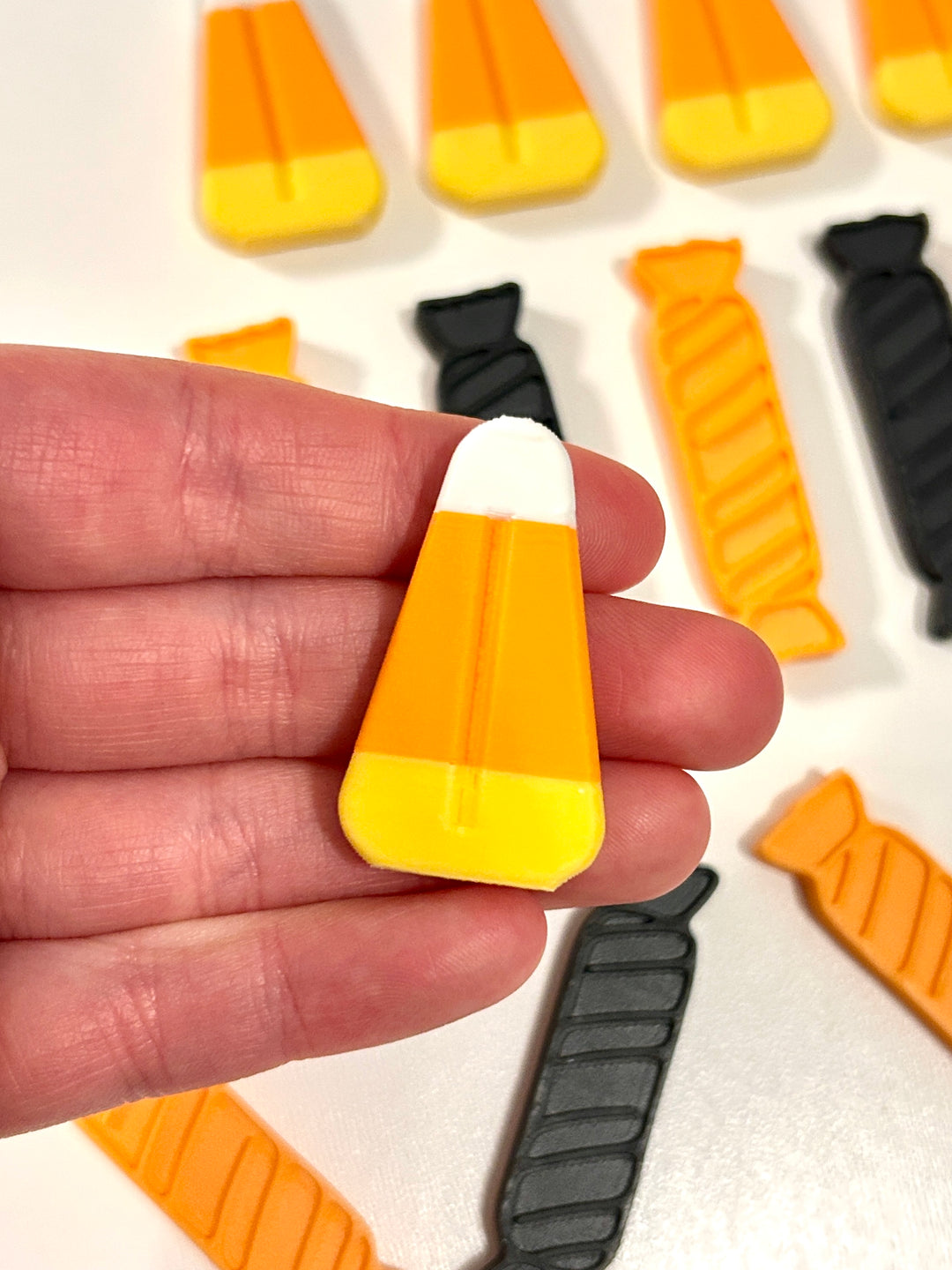 3D Printed Colourful Candy Loose Parts | Halloween Sensory Play Accessories
