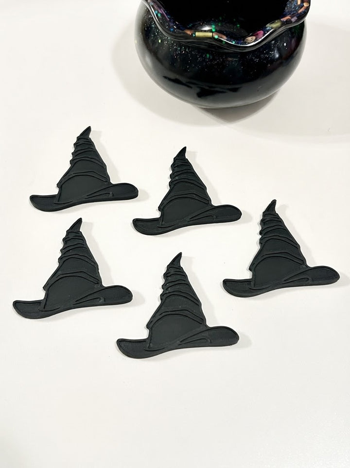 3D Printed Witch’s Hat Loose Parts (flat) | Halloween Counters