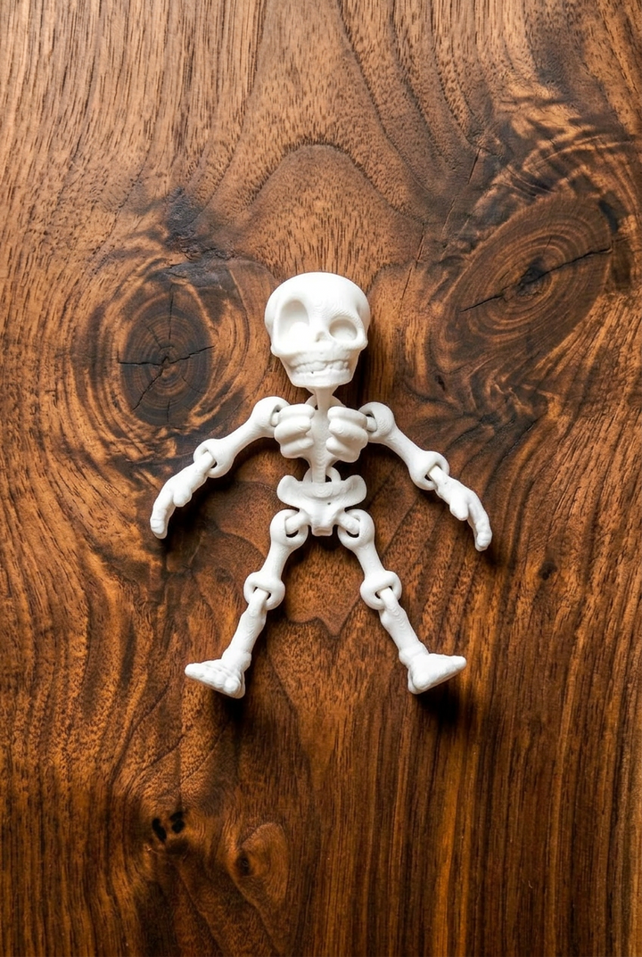 Articulated Skeleton Friend | 3D Printed Sensory Play Accessory
