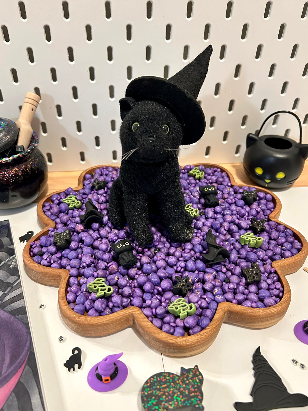 Spells &amp; Whiskers Sensory Filler | Witch Sensory Bin Mix