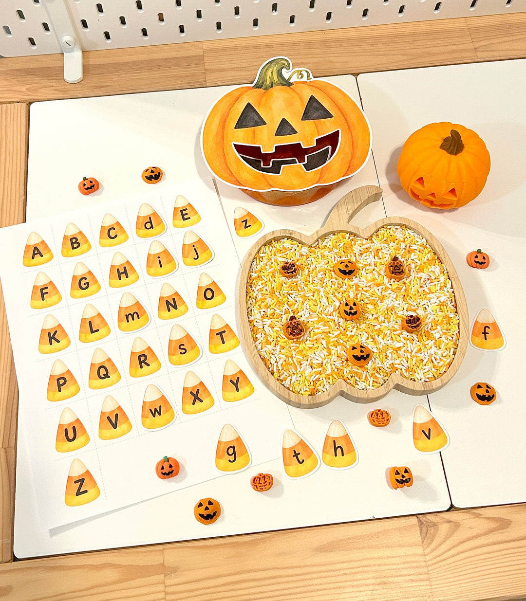 Feeding Pumpkin Alphabet &amp; Number Match | Halloween Printable Learning Activities