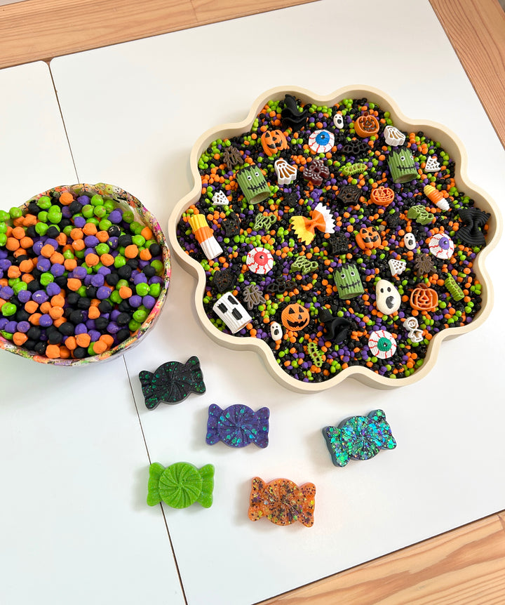 Spooky Little Things Sensory Filler Mix | Halloween Sensory Bin