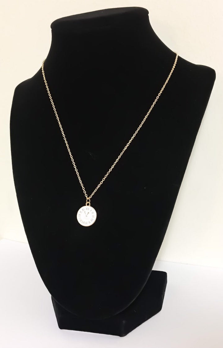 Collier montre de poche miniature en or, pendentif montre de poche, bijou géométrique minimaliste, collier délicat, cadeau inspirant, cadeau pour elle, anniversaire