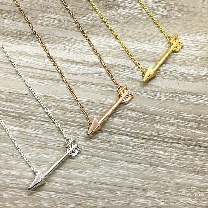 Collier Flèche Fine, Citation Inspirante, Cadeau Affirmation, Pendentif Flèche Fine, Cadeau pour Fille, Cadeau de Motivation, Cadeau de Maman