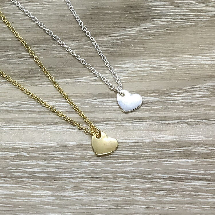 Daughter Necklace from Mother, Heart Necklace, Daughter Gift from Mom, Sweet 16 Gift, Birthday Gift, Daughter Jewelry, Wedding Gift