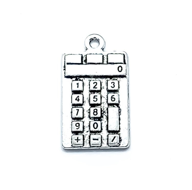 1 Calculator Charm, Individual Charms, School Charms, Teacher Charm, Education Charm, Math Charm, CPA, Accountant Gift, Math Gift