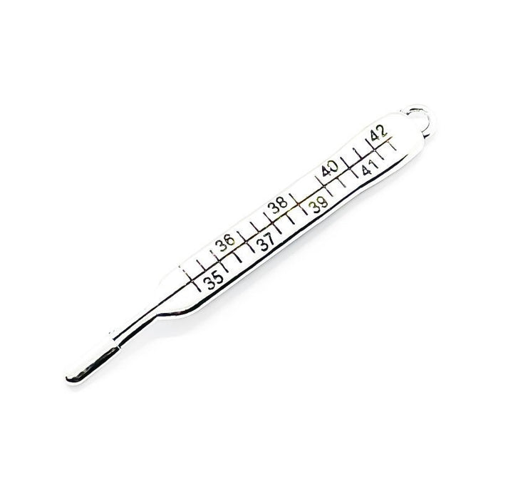 1 Large Thermometer Charm, Individual Charms, Medical Charms, Nursing Charm, Doctor Charms, Temperature Charms, Findings, Jewelry Making