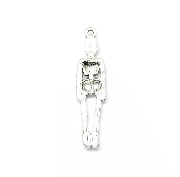 1 Skeleton Charm, Individual Charms, Anatomy Charms, Biology Charms, Nursing Charm, Doctor Charms, Bone Charms, Jewelry Findings, DIY