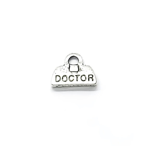 1 Tiny Doctor Bag Charm, Individual Charms, Medical Kit Charms, Nursing Charm, Doctor Charms, Medical Bag Charm, Patient Charms, Findings