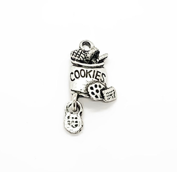 1 Cookie Jar Charm, Individual Charms, Cooking Charms, Baking Charms, Baker Charms, Kitchen Charms, Bakery Charms, Cookies Charms, DIY Gift