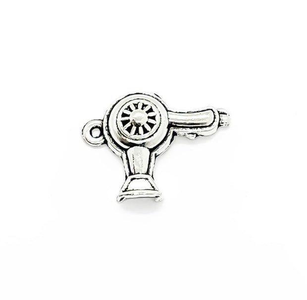 1 Tiny Hair Dryer Charm, Salon Charms, Individual Charm, Hair Stylist Gift, Girlie Charm, Teen Girl Charm, Hair Dresser Gift, Hair Blower