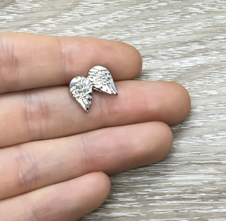 Tiny Angel Wings Necklace, Infant Loss, Stillborn, Grief Jewelry, Loss of a Parent, Miscarriage Necklace, Loss of a Child, Remembrance Gift,