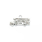 1 School Bus Charm, Individual Charms, Tiny Bus Charms, School Charms, Bus Driver Charms, Gift for Bus Driver, Bus Jewelry, Education Charms