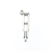 1 Crutch Charm, Individual Charms, Medical Charms, Nursing Charm, Doctor Charms, Broken Bone Charm, Get Well Soon, Jewelry Findings