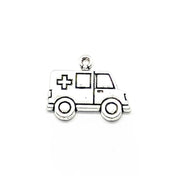 1 Ambulance Charm, Individual Charms, Medical Charms, Paramedic Charm, Hospital Charms, EMT Charms, First Responder Gift, DIY Jewelry