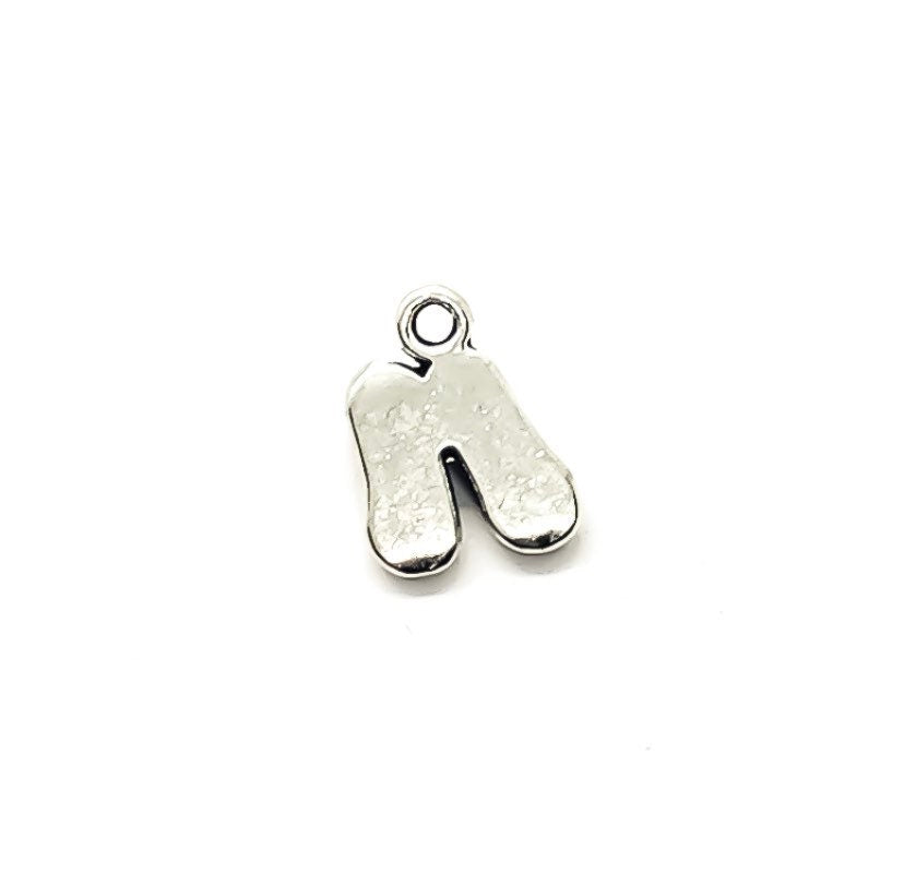 1 Baby Shoes Charm Silver, Tiny Baby Booties Charm, Individual Charms, New Baby Charms, Mommy Charms, Mom Charms, DIY Craft, Cute Charms
