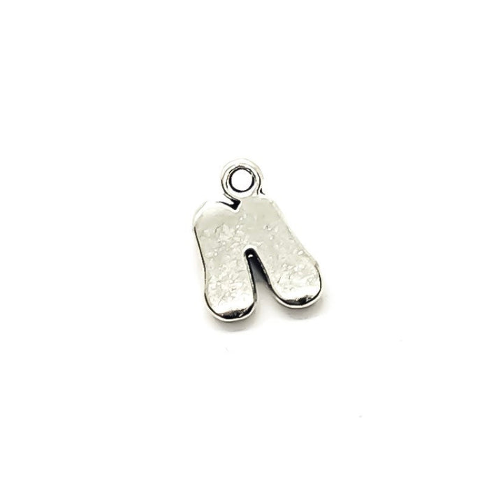 1 Baby Shoes Charm Silver, Tiny Baby Booties Charm, Individual Charms, New Baby Charms, Mommy Charms, Mom Charms, DIY Craft, Cute Charms