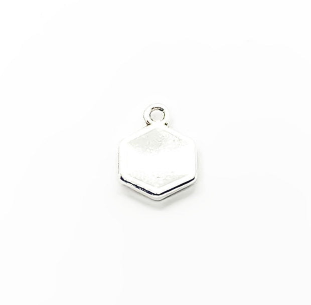 1 Baby Block Charm Silver, Tiny Toy Block Charm, Individual Charms, New Baby Charms, Mommy Charms, Mom Charms, DIY Craft, Cute Charms