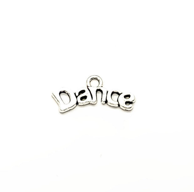 1 Dance Charm Silver, Dancer  Charms, Jazz Dancer Charm, Individual Charm, Dancing Charma, Hip Hop Dancing Charms, Gift for Dance Moms