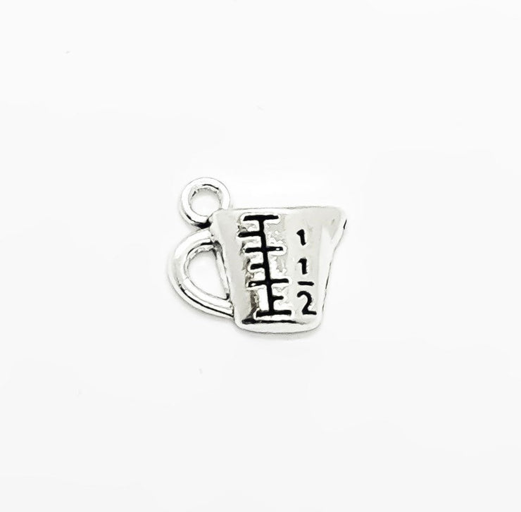 1 Measuring Cup Charm, Individual Charms, Cooking Charms, Baking Tools Charms, Baker Charms, Kitchen Charms, Bakery Charm, Measurement Charm