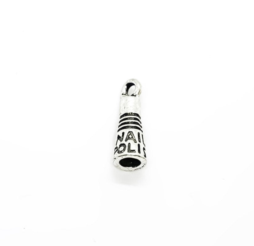 1 Nail Polish Charm, Esthetician Charms, Individual Charm, Makeup Charm, Girlie Charm, Teen Girl Charm, Manicure Charm, Beauty Charms
