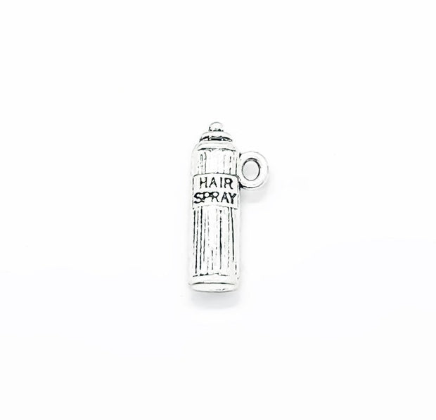 1 Hairspray Can Charm, Salon Charms, Individual Charm, Hair Stylist Gift, Girlie Charm, Teen Girl Charm, Hair Dresser Gift, Beautician Charm