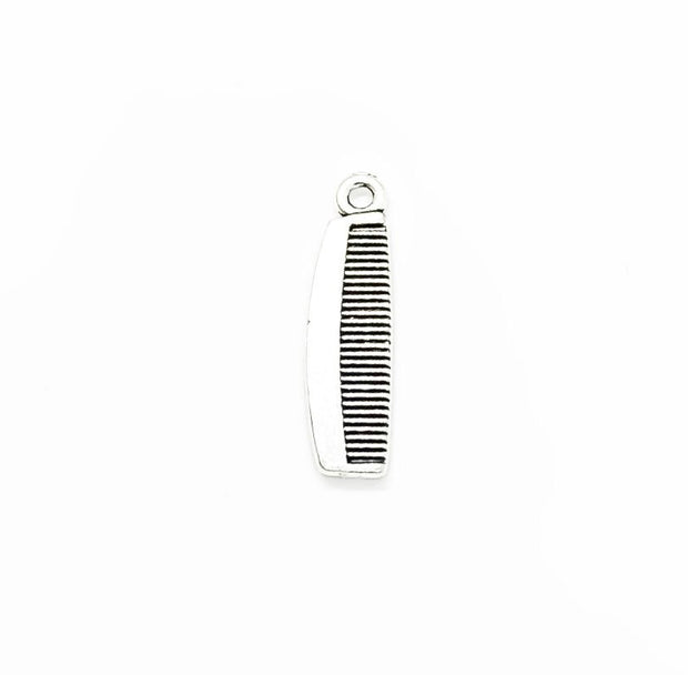 1 Tiny Hair Comb Charm, Salon Charms, Individual Charm, Hair Stylist Gift, Girlie Charm, Teen Girl Charm, Hair Dresser Gift, Hair Designer