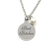 You're My Favorite Bitch, Best Bitches Charm Necklace, Friendship Necklace, Bestie Gift, Sorority Gift, Best Friend Necklace, Grad Gift