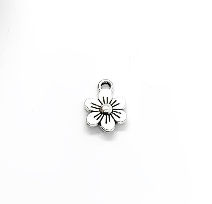 1 Tiny Flower Charm, Gardening Charms, Gift for Gardener, Garden Charms, Floral Charms, Landscape Charm, Backyard Charms, Spring Charms