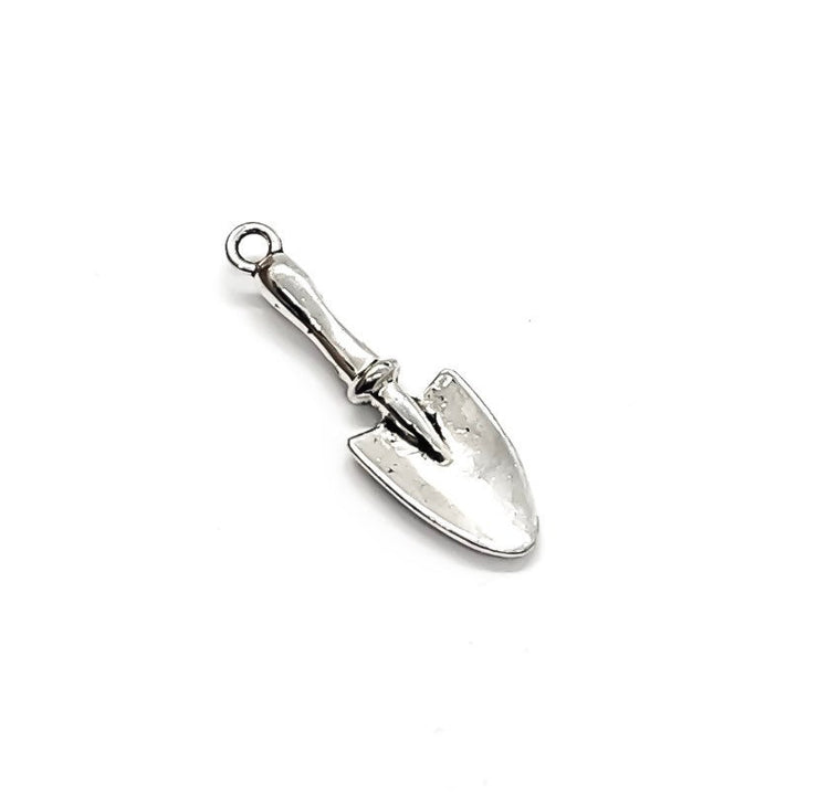 1 Tiny Gardening Trowel Charm, Gardening Charms, Gift for Gardener, Tools Charm, Landscape Charm, Backyard Charms, Fall Charms