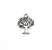 1 Silver Tree Charm, Gardening Charms Tree Lover Charm, Plants, Gift for Gardener, Garden Charms, Nature Charms, Naturist, Backyard Charms