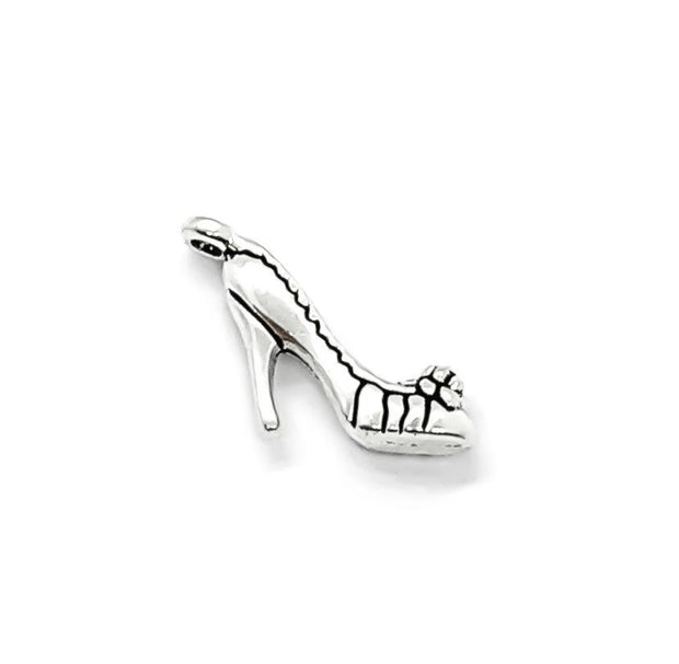 1 Tiny Heel Charm, High Heel Charm, Clothing Charm, Girls Charms, Charm, Shopper Gift, Teen Charm, Shopaholic, Shopping Charm, Shoe Charms