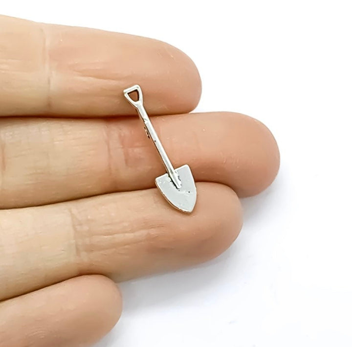 Breloque Petite Pelle, Breloques de Jardinage, Cadeau pour Jardinier, Breloques de Jardin, Breloque Outils, Breloque Paysage, Breloques d'Après-Veille, Breloques d'Automne