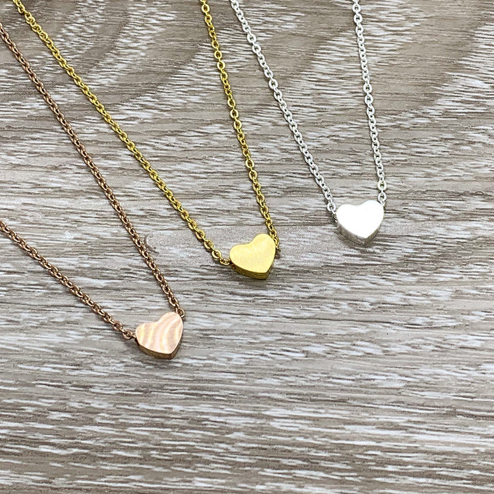 Cadeau pour fille adoptive, carte sentimentale, petit collier cœur, cadeau de la mère adoptive, petit cadeau souvenir, cadeau de départ, belle-fille