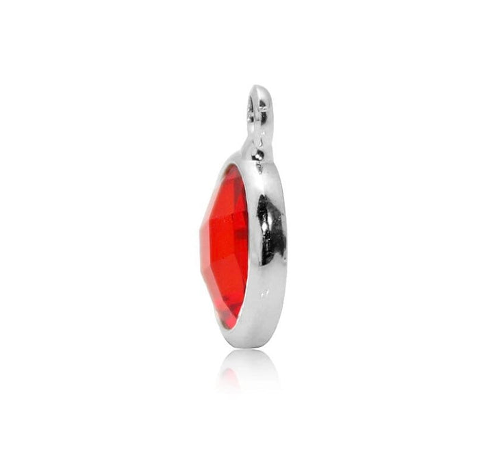 Add On Birthstone, Birthstone Bead Charm, 1X0.8cm
