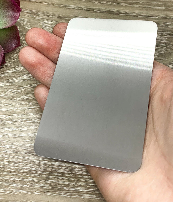 Carte portefeuille pour fille, cadeau de maman, acier inoxydable, cadeau de fin d'études, cadeau pour une fille, cadeau d'anniversaire, petit rappel, je t'aime maman