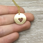 Unbiological Sister Gift, Heart Necklace, Gift for Friend, Like a Sister to Me, Friendship Necklace, Simple Reminders, Sorority Sisters Gift