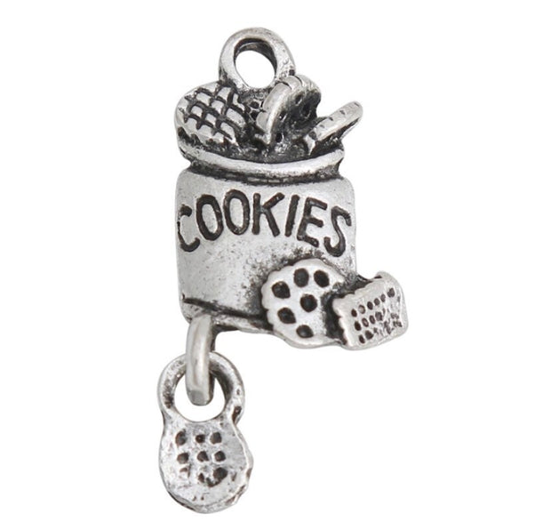 1 Cookie Jar Charm, Individual Charms, Cooking Charms, Baking Charms, Baker Charms, Kitchen Charms, Bakery Charms, Cookies Charms, DIY Gift