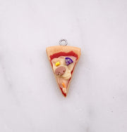 Pizza Keychain, Pizza Lover, Cute Gift For Her, Pizza Addict, Unique Keychain, Pizza Slice Charm, Gag Gift, Foodie Gift, Junk Food