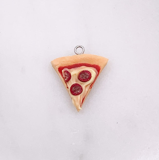 Pizza Keychain, Pizza Lover, Cute Gift For Her, Pizza Addict, Unique Keychain, Pizza Slice Charm, Gag Gift, Foodie Gift, Junk Food