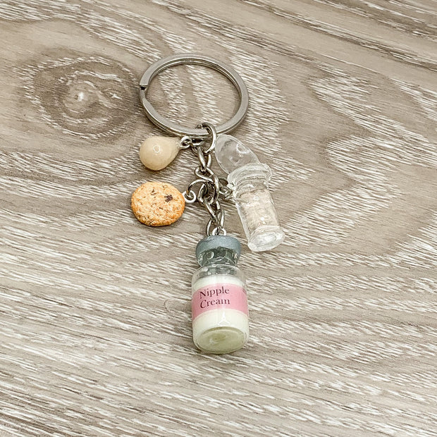 Breastfeeding Keychain, Breastfeeding Keepsake, 12 Months Breastfeeding Milestone Gift, Breast Pump Journey, Empowering Gift for Postpartum