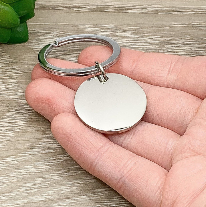 Porte-clés « Le travail sera nul sans toi », cadeau pour un collègue, cadeau de départ à la retraite, cadeau de promotion, cadeau de déménagement, cadeau pour un ami