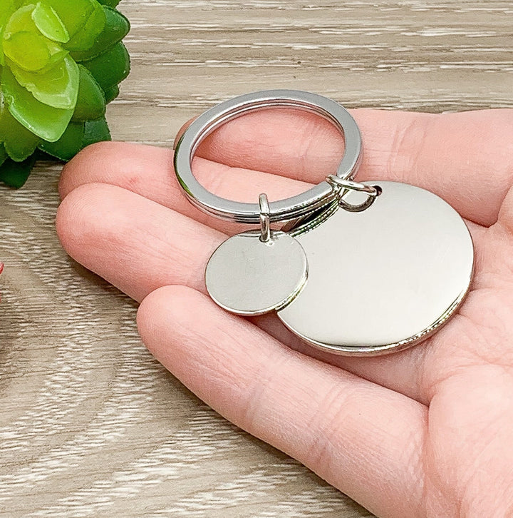 I’ll Always Be Your Little Girl Keychain, Mother of The Bride Gift from Daughter, Mom Keychain, Dad Keychain, Gift for Mother, Moving Away