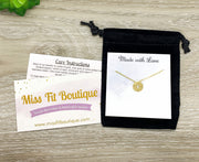 Motivational Necklace, The Best View Comes After Quote, Strength Gift, Inspirational Jewelry, Uplifting Necklace, Encouragement Gift